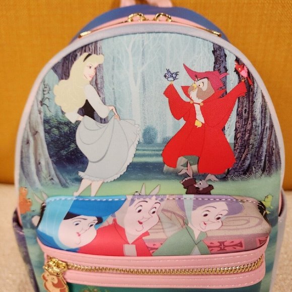 Loungefly Disney Sleeping Beauty Aurora Princess Scene Series Mini Backpack NEW main image 12
